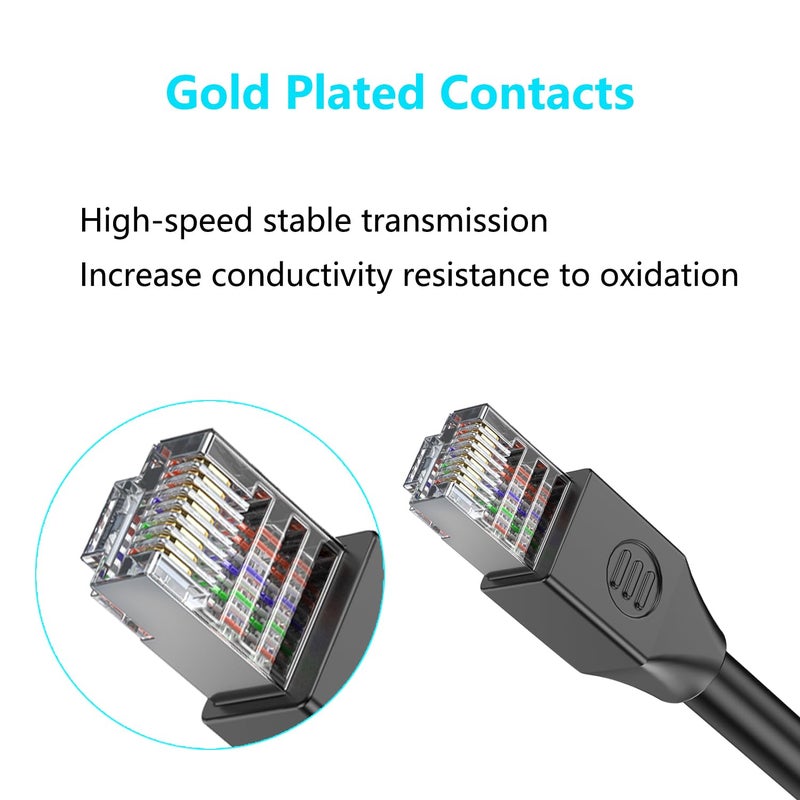 LANMINGLEL RJ45 to DB9 Cable RJ45 Male to DB9 9-Pin Female RS232 Serial Port Cat5 Ethernet LAN Console Cable RJ45 to RS232 Networking Devices Console Cable for Routers, Switches 0.5M - Image 2